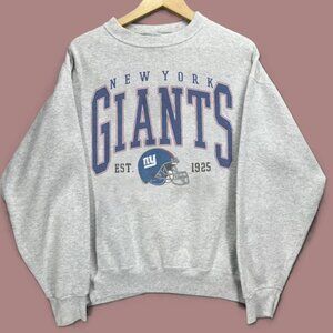 Vtg New York Giants Sweatshirt, Retro NFL New York Giants Football Shirt tee